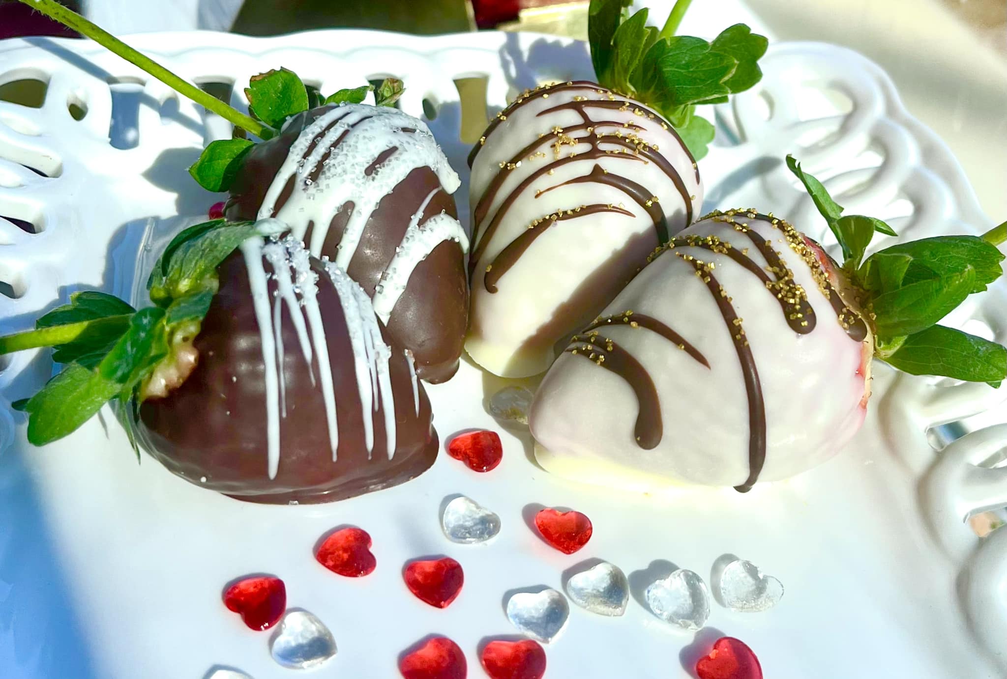 Decadent chocolate-covered strawberries